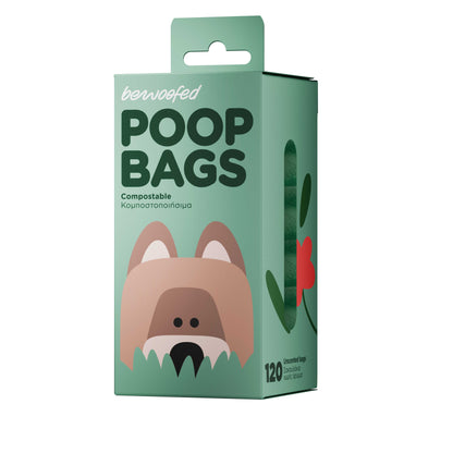 Compostable Poop Bags - 120 Bags